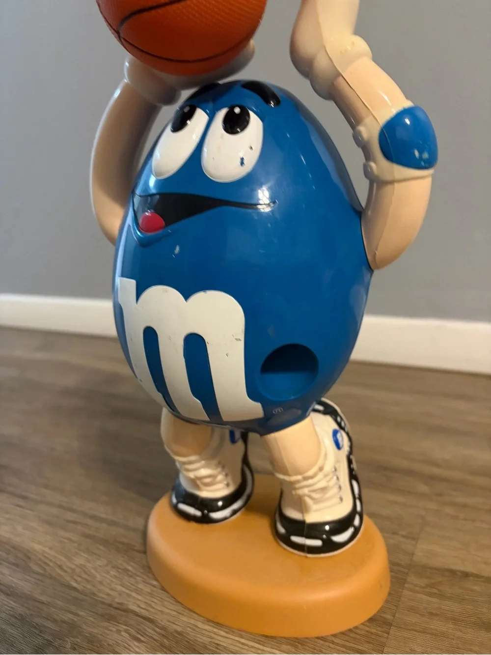 M&M'S Blue Basketball Player Candy Dispenser